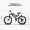 Hot Fat Tire Adults Electric Bicycle 26 In. Electric Mountain Bike; All Terrain e-bike Ebike 48V 15AH ; S18