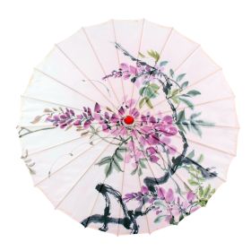 Ancient Style Oil Paper Silk Umbrella Chinese Style (Option: 22 Style-56CM)