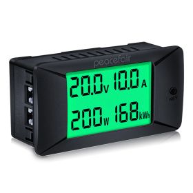 DC Digital Display Voltmeter And Ammeter (Option: 50A host wiring wrench)