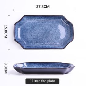 European Starry Sky Steak Plate (Option: Octagonal Fish Dish)