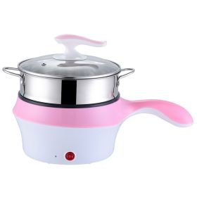 Smart Electric Hot Pot For Students (Option: Pink-UK-Double layer)