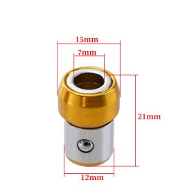 Electric Screwdriver, Hand Drill, Magnetic Bit, Magnetic Ringer (Color: Gold)