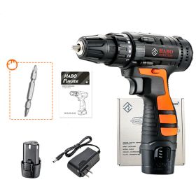 12V Lithium Electric Drill Rechargeable Multifunctional Household Electric Screwdriver (Option: 1A)