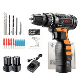 12V Lithium Electric Drill Rechargeable Multifunctional Household Electric Screwdriver (Option: 10A)