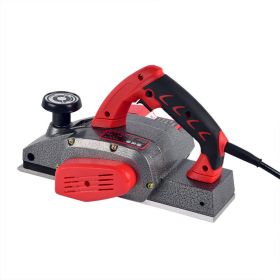 Household Desktop Electric Push Planer Planer Carpenter Small Wood Planer Tool (Option: Red-8208electric planer-220V)