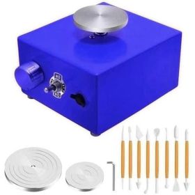 Mini Square Children's Fingertip Drawing Machine (Option: Blue-EU)