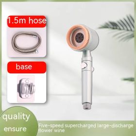 Filter Skin Care Supercharged Shower Head (Option: Fir Green 3 Suit)