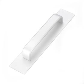 Aluminum Alloy Door Handle Simple Punch-free (Option: Matt Without Hole)