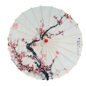 Ancient Style Oil Paper Silk Umbrella Chinese Style (Option: 4 Style-56CM)