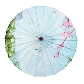 Ancient Style Oil Paper Silk Umbrella Chinese Style (Option: 18 Style-56CM)