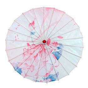 Ancient Style Oil Paper Silk Umbrella Chinese Style (Option: 17 Style-56CM)