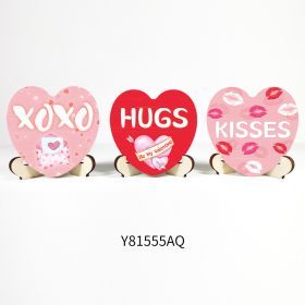 Valentine's Day Desktop Decoration Love Crafts (Option: Type A-3 Pieces And 1 Set)