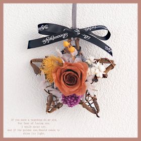 Preserved Flower DIY Creative Car (Option: CL016 Orange 3 Suit)