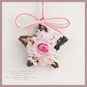 Preserved Flower DIY Creative Car (Option: CL016 Pink 1 Suit)