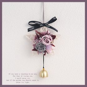 Preserved Flower DIY Creative Car (Option: CL014 Retro Gray Purple 2 Suit)