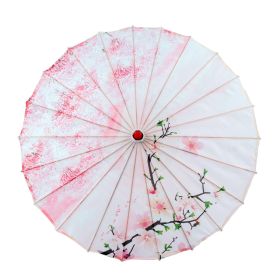 Ancient Style Oil Paper Silk Umbrella Chinese Style (Option: 8 Style-56CM)