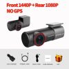 Dash cam front and Rear 1944P Car DVR camera dash auto video Recorder dashcam night vision app 24H Parking Car Camera for cars