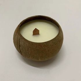 Coconut Shell Aromatherapy Candle Container Indoor Long-lasting Home Sleep (Option: Original Flavor)