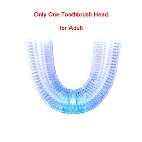 Electric Children's Toothbrush U-shaped Toothbrush Is Suitable For Children And Adults Ipx8 Waterproof (Option: Adult braces-A pair)