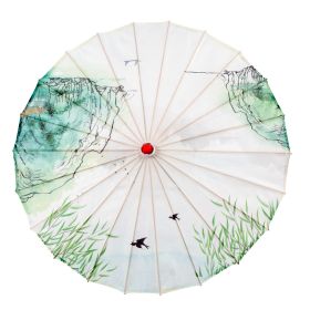 Ancient Style Oil Paper Silk Umbrella Chinese Style (Option: 27 Style-56CM)