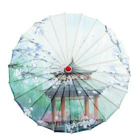 Ancient Style Oil Paper Silk Umbrella Chinese Style (Option: 13 Style-70cm)